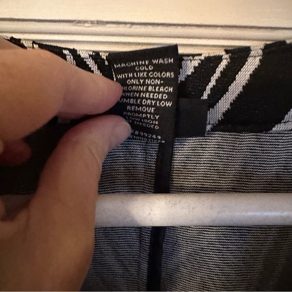 Maggie Barnes Blazer Black & White Zebra Print 3/4 Sleeve Glam Edgy 80s 3X - Picture 5 of 10